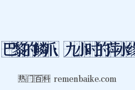 巴黎的鳞爪·九小时的萍水缘是什么意思的图片
